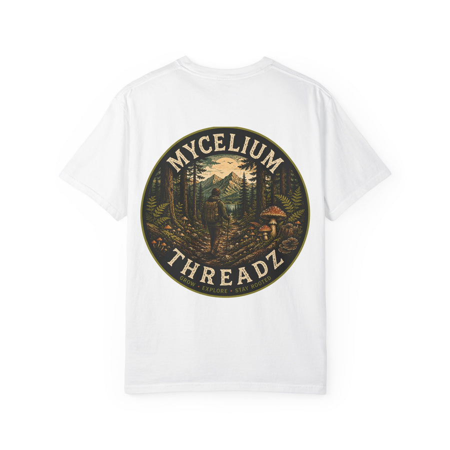 Mycelium Threadz Forest Badge T‑Shirt