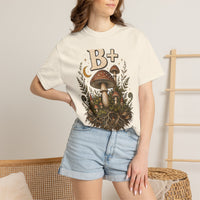 B+ Good Vibes Mushroom T-Shirt — Hidden Gnome Graphic Tee | Mycelium Threadz