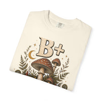 B+ Good Vibes Mushroom T-Shirt — Hidden Gnome Graphic Tee | Mycelium Threadz