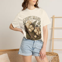 Lion's Mane Mushroom T-Shirt — Hidden Gnome Graphic Tee | Mycelium Threadz