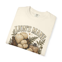 Lion's Mane Mushroom T-Shirt — Hidden Gnome Graphic Tee | Mycelium Threadz