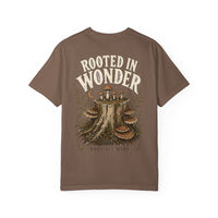 Rooted in Wonder Keep Growing Mushroom T-Shirt | Mycelium Threadz Vintage Nature Tee