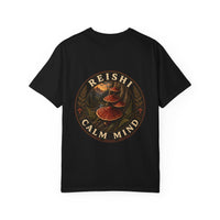 Reishi Calm Mind Restore Breathe Mushroom T-Shirt | Mycelium Threadz Vintage Nature Tee