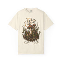 B+ Good Vibes Mushroom T-Shirt — Hidden Gnome Graphic Tee | Mycelium Threadz