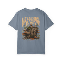 Life Finds A Way Mushroom Tee — Mycelium Keep Growing Graphic T-Shirt