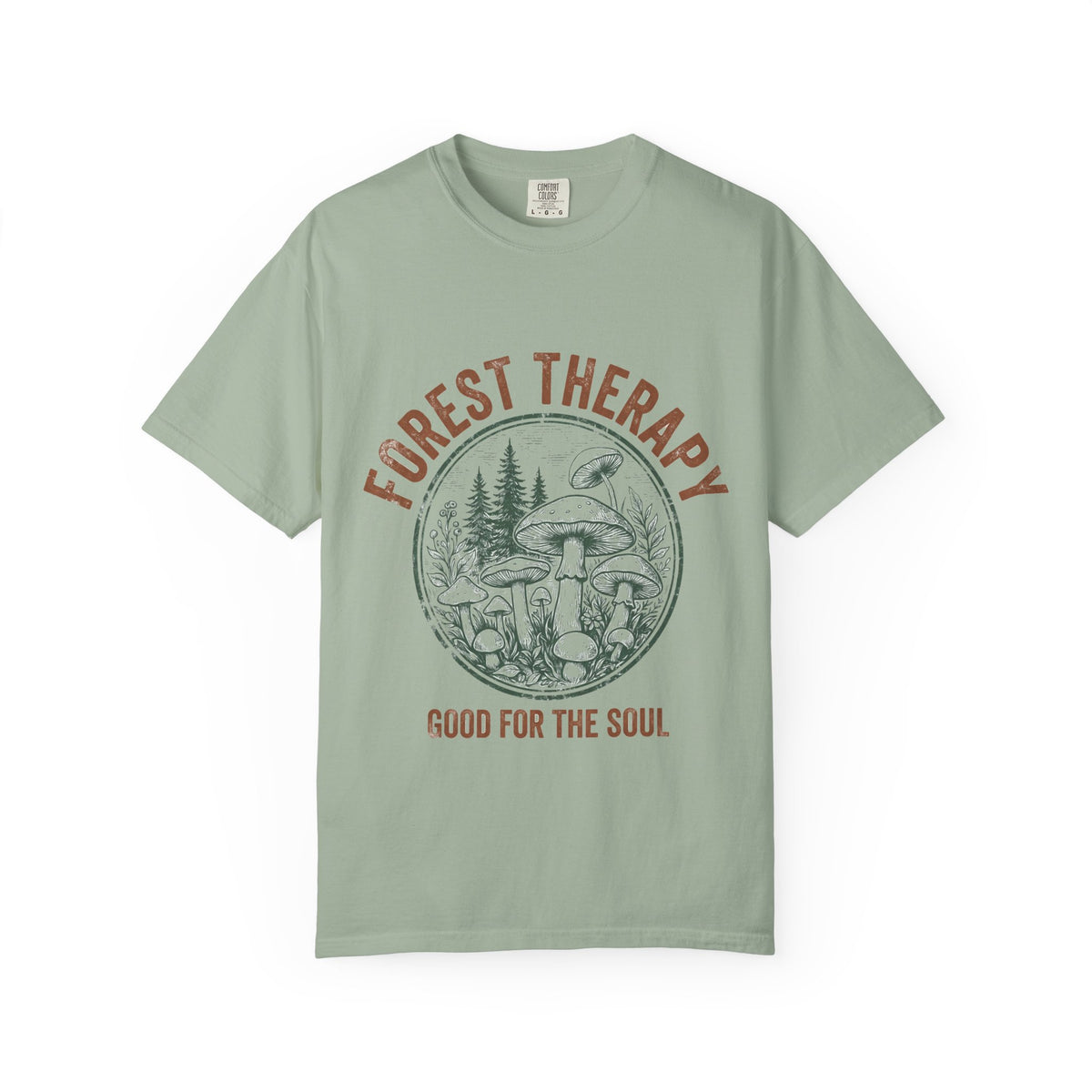 Forest Therapy T-Shirt — "Good For The Soul" Nature Graphic Tee