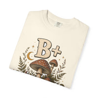 B+ Good Vibes Mushroom T-Shirt — Hidden Gnome Graphic Tee | Mycelium Threadz