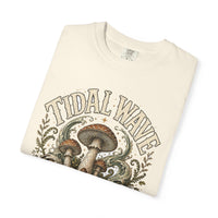 Tidal Wave Drift Mushroom T-Shirt — Hidden Gnome Graphic Tee | Mycelium Threadz
