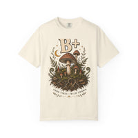 B+ Good Vibes Mushroom T-Shirt — Hidden Gnome Graphic Tee | Mycelium Threadz