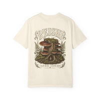 Reishi Calm Mind Strong Body Mushroom T-Shirt | Mycelium Threadz Vintage Nature Tee