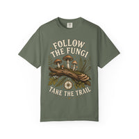 Follow the Fungi Mushroom T-Shirt | Mycelium Threadz Vintage Nature Tee