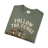 Follow the Fungi Mushroom T-Shirt | Mycelium Threadz Vintage Nature Tee