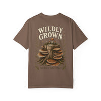 Wildly Grown Patience Makes Magic Mushroom T-Shirt | Mycelium Threadz Vintage Nature Tee