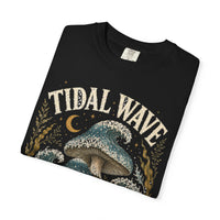 Tidal Wave Mushroom T-Shirt — Psychedelic Wave Graphic Tee | Mycelium Threadz