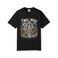 Tidal Wave Mushroom T-Shirt — Hidden Gnome Graphic Tee | Mycelium Threadz