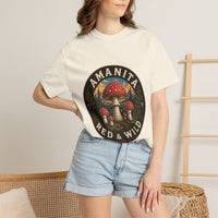 Amanita Red & Wild Mushroom T-Shirt | Mycelium Threadz Vintage Nature Tee