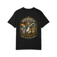 Psychedelic Strains Collection Mushroom T-Shirt | Mycelium Threadz Vintage Nature Tee