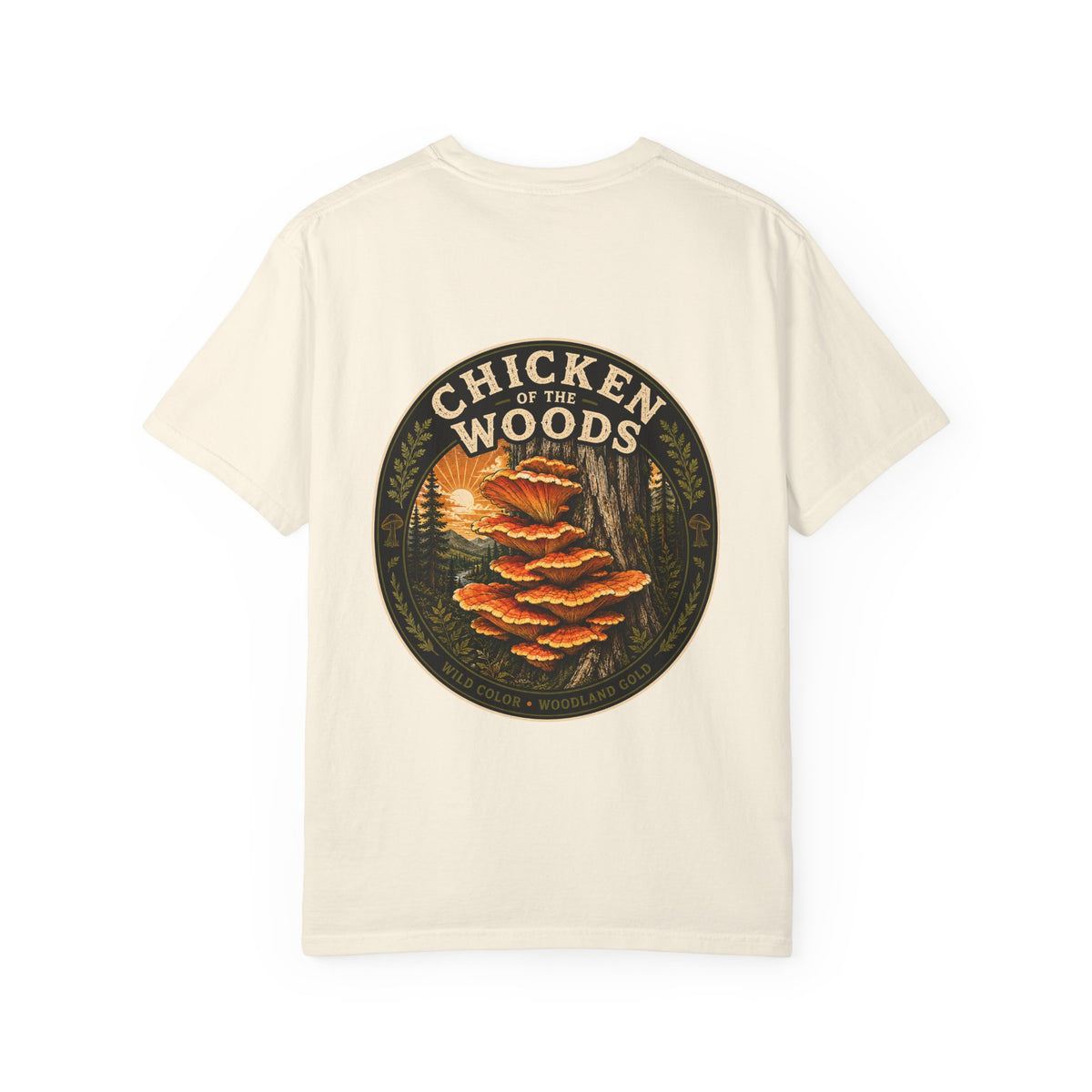 Chicken of the Woods Mushroom T-Shirt | Mycelium Threadz Vintage Nature Tee