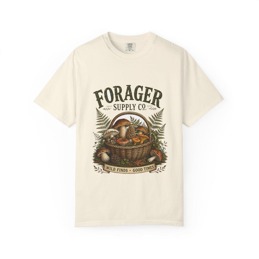 Forager Supply Co. Mushroom Basket T-Shirt — Wild Finds, Good Times