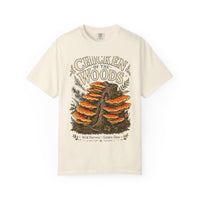Chicken of the Woods Mushroom T-Shirt — Hidden Gnome Graphic Tee | Mycelium Threadz