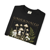 Understated Overlooked Mushroom T-Shirt — Botanical Fern Tee | Mycelium Threadz