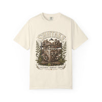 Shiitake Cultivate Harvest Thrive Mushroom T-Shirt | Mycelium Threadz Vintage Nature Tee
