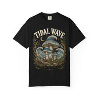 Tidal Wave Mushroom T-Shirt — Psychedelic Wave Graphic Tee | Mycelium Threadz