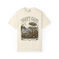 Wavy Caps Mushroom T-Shirt — Hidden Gnome Graphic Tee | Mycelium Threadz
